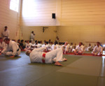Wingrove demonstruje formy kata judo
